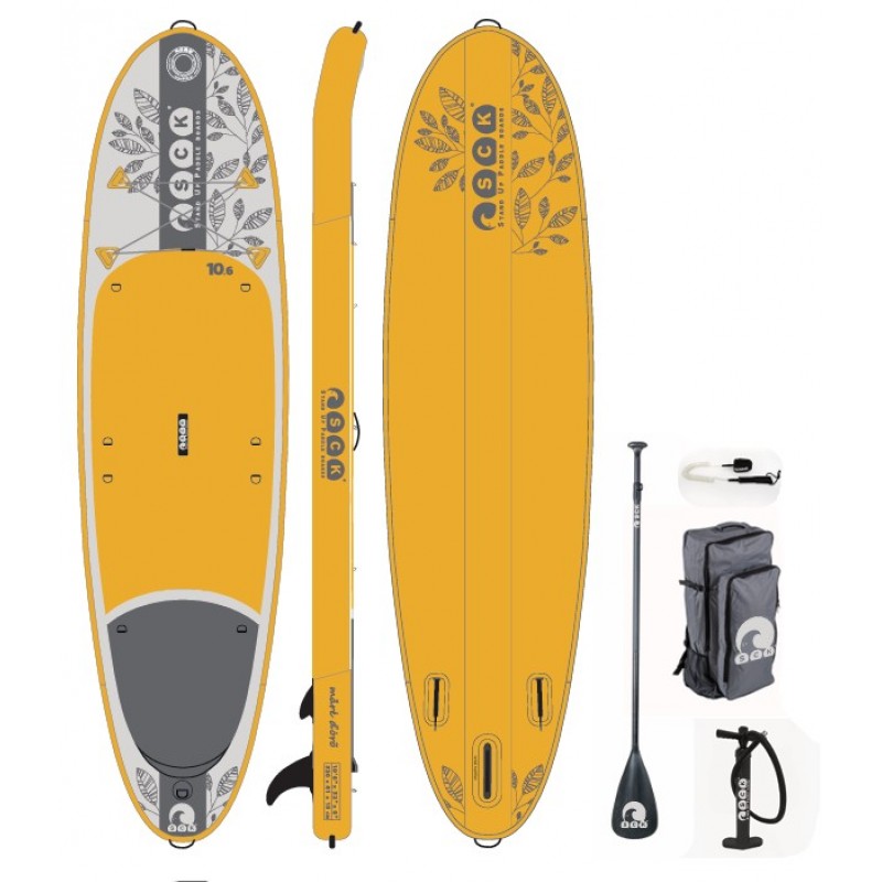 SCK φουσκωτή σανίδα SUP Mare Doro 10’6″ Κίτρινη (surf2834)