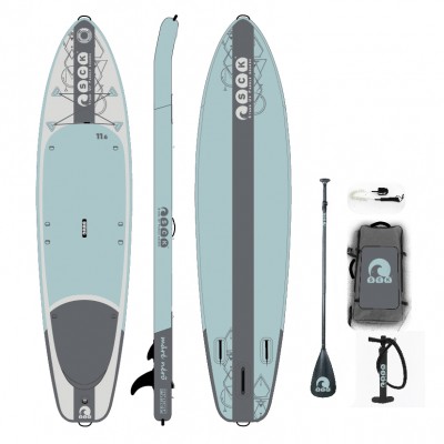 SCK φουσκωτή σανίδα SUP Mare Nero 11'6" πακέτο Γκρι (surf2758)