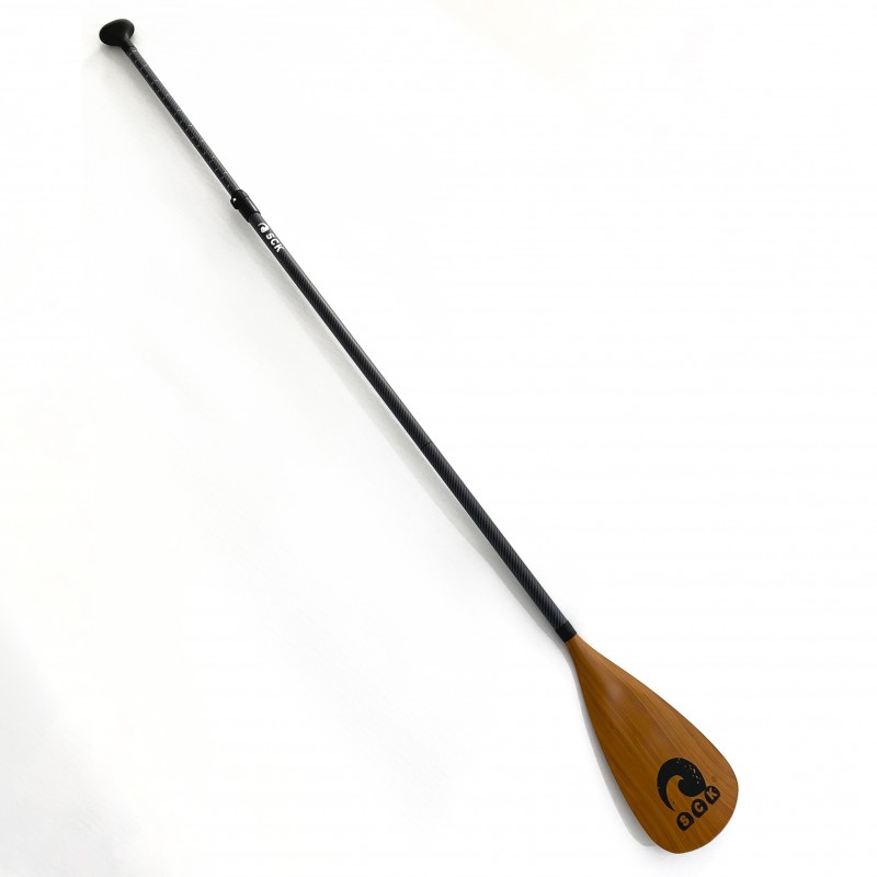 Κουπί SUP ρυθμιζόμενο 165-210cm με άξονα από υαλοΰφασμα και λεπίδα όψης bamboo (surf0104-2109917)