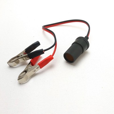 Κροκοδειλάκια μπαταρίας με έξοδο 12V (surf2345)