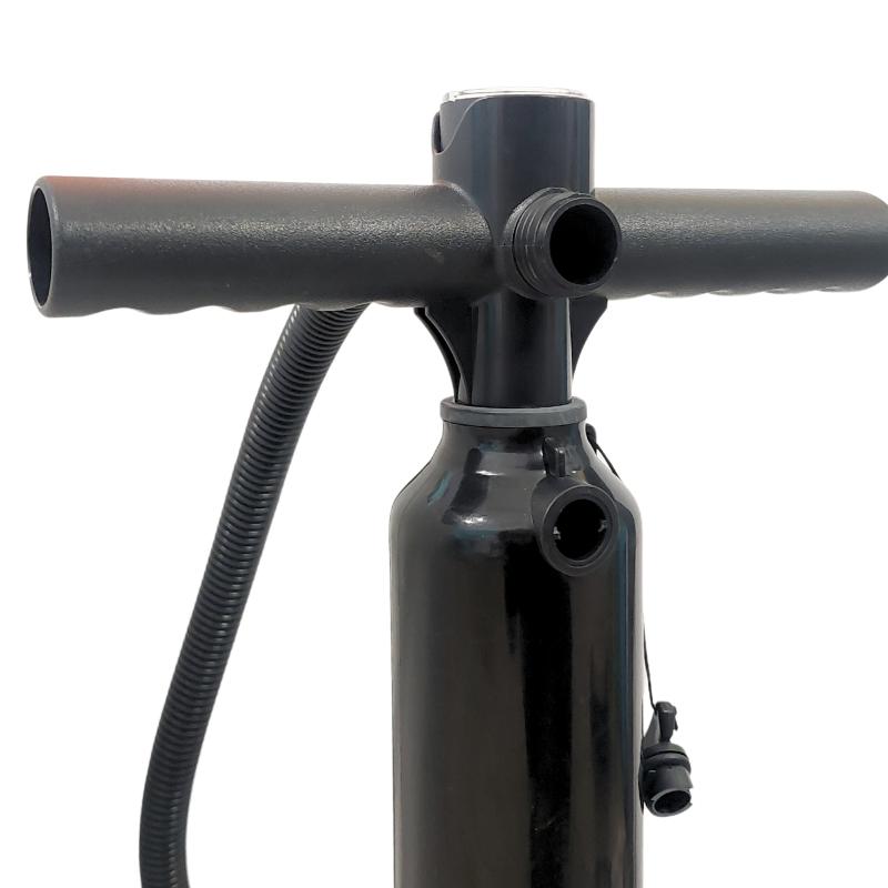 SCK Τρόμπα χειρός διπλής ενεργείας για φουσκωτά SUP ενισχυμένη - Μαύρη (surf0105-280)