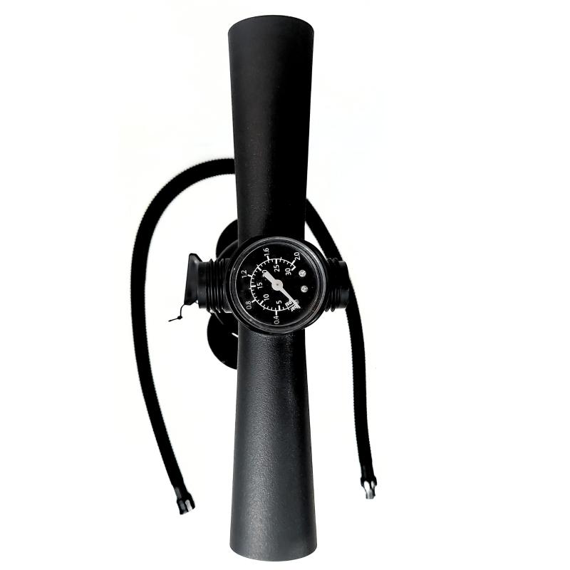 SCK Τρόμπα χειρός διπλής ενεργείας για φουσκωτά SUP ενισχυμένη - Μαύρη (surf0105-280)