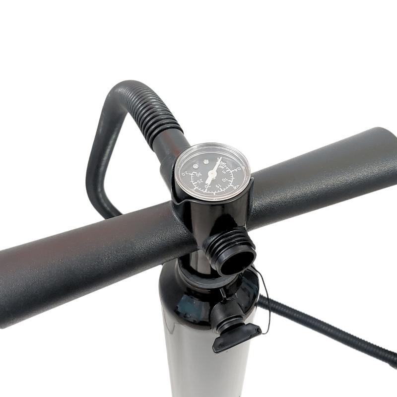 SCK Τρόμπα χειρός διπλής ενεργείας για φουσκωτά SUP ενισχυμένη - Μαύρη (surf0105-280)