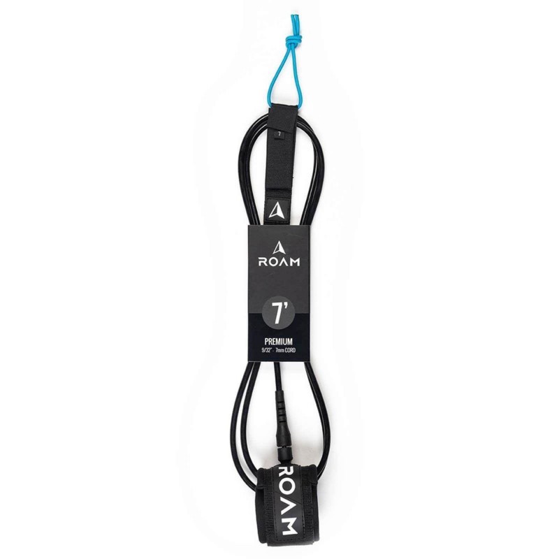 Leash για surfborad ROAM Premium 7.0 215cm- Μαύρο (surf2745)