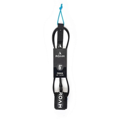 Leash για surfborad ROAM Premium 6.0 183cm- Μαύρο (surf2743)