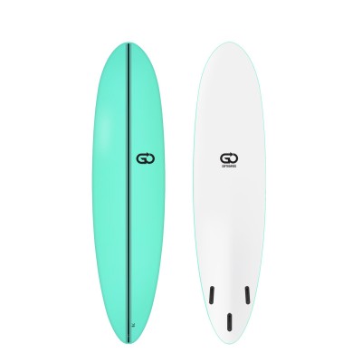 Σανίδα surf Softboard 7.6 Soft Top Πράσινη - GO (surf2749)