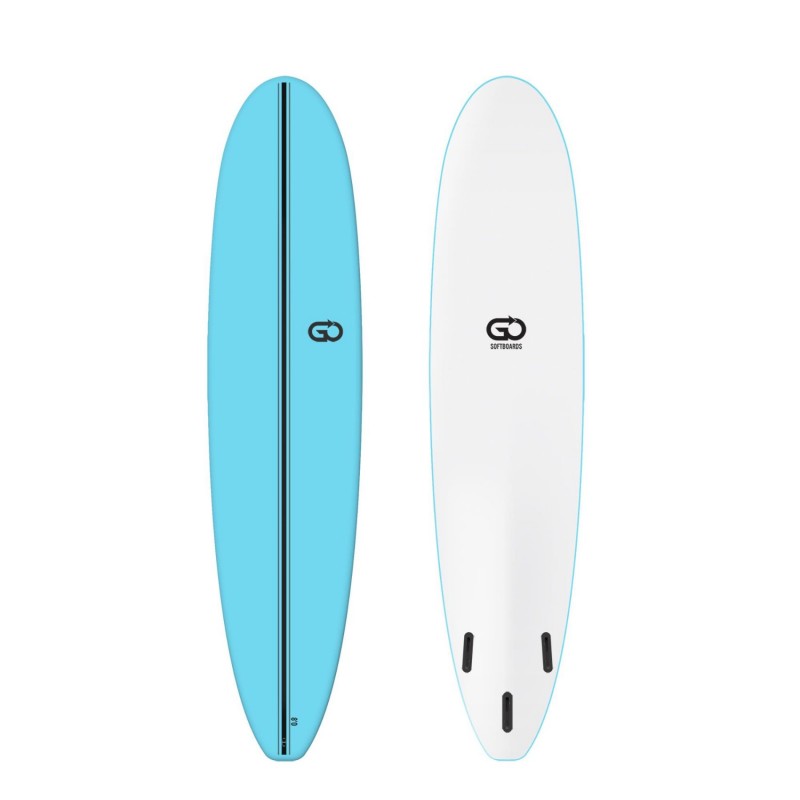 Σανίδα surf Softboard 8.0 Soft Top Μπλε - GO (surf2748)