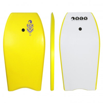 Bodyboard 42” με leash καρπού κίτρινο (surf0109-42542)