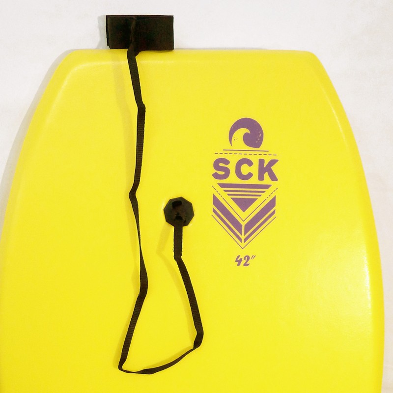 Bodyboard 42” με leash καρπού κίτρινο (surf0109-42542)