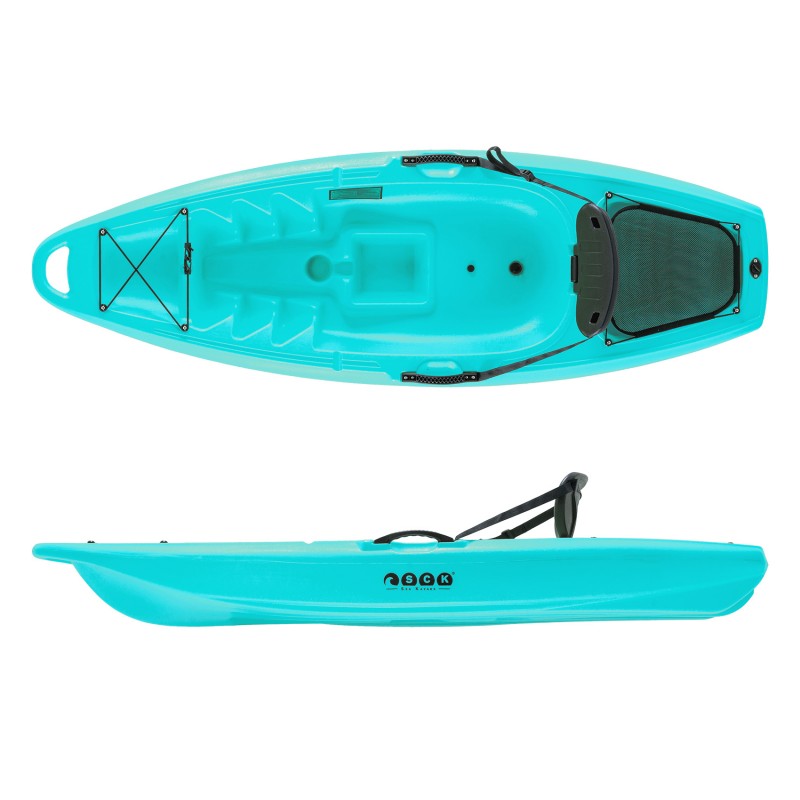 Hoppy παιδικό καγιάκ με κουπί και ενσωματωμένη πλάτη SCK Γαλάζιο (surf2685)