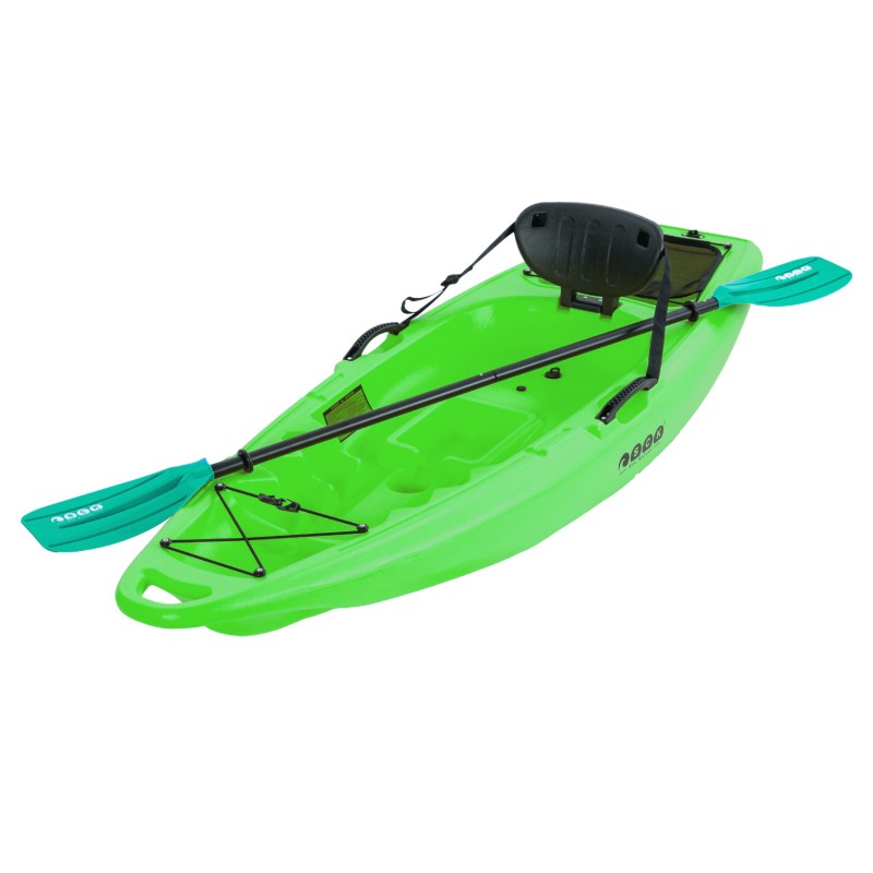 Hoppy παιδικό καγιάκ με κουπί και ενσωματωμένη πλάτη SCK Πράσινο (surf2686)