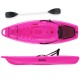 Hoppy παιδικό καγιάκ με κουπί και ενσωματωμένη πλάτη SCK Φούξια (surf2688)