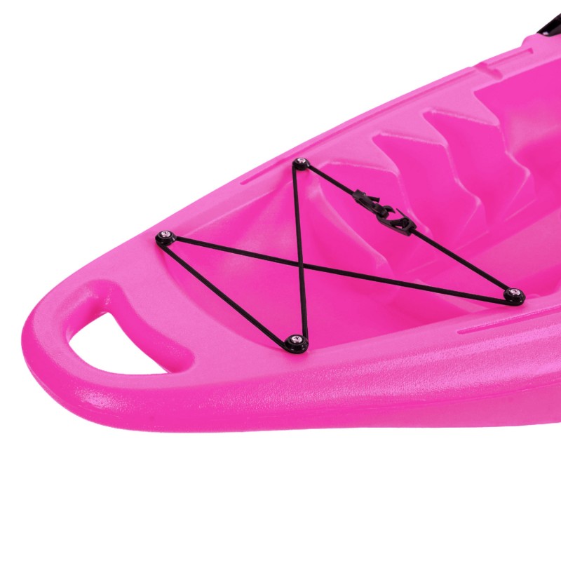 Hoppy παιδικό καγιάκ με κουπί και ενσωματωμένη πλάτη SCK Φούξια (surf2688)