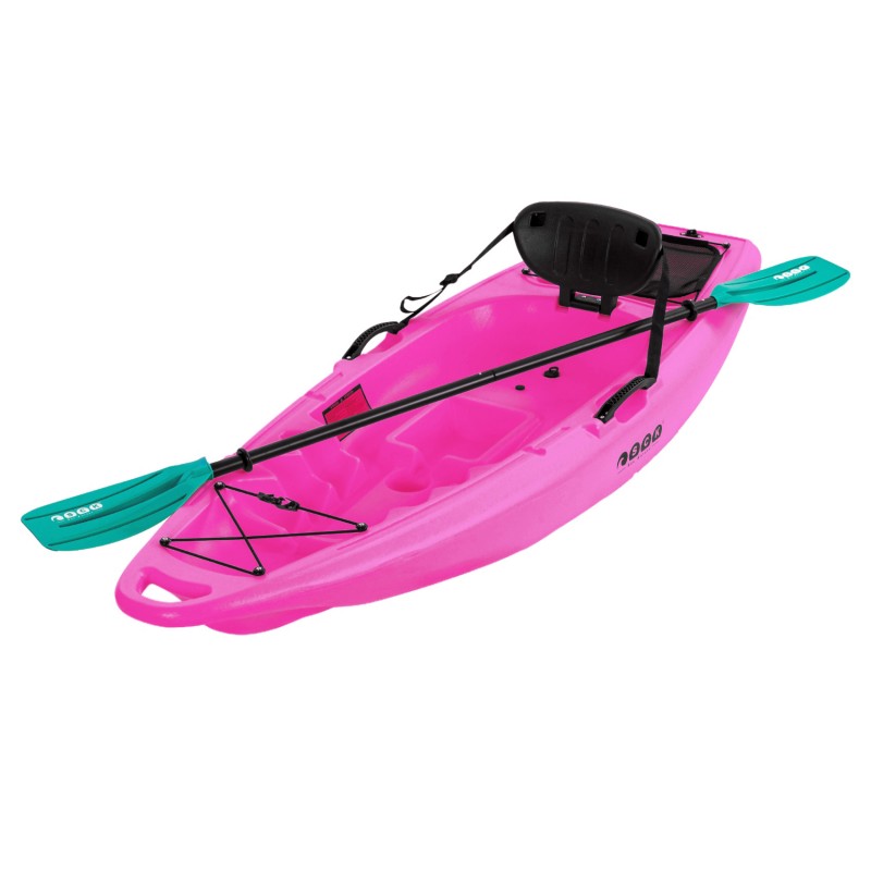 Hoppy παιδικό καγιάκ με κουπί και ενσωματωμένη πλάτη SCK Φούξια (surf2688)