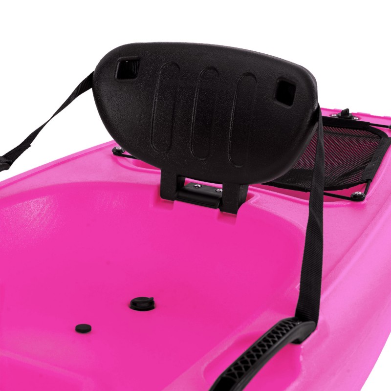 Hoppy παιδικό καγιάκ με κουπί και ενσωματωμένη πλάτη SCK Φούξια (surf2688)