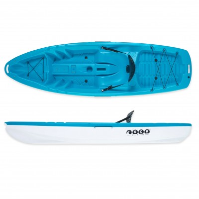 SCK Tipsy 254 μονοθέσιο καγιάκ με λευκή γάστρα | Μπλε-Άσπρο (surf0201-25417)