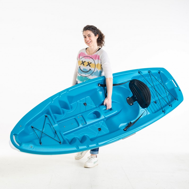 SCK Tipsy 254 μονοθέσιο καγιάκ με λευκή γάστρα | Μπλε-Άσπρο (surf0201-25417)