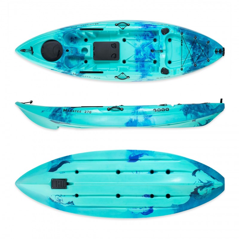 SCK Manatee 270 μονοθέσιο SOT καγιάκ |  Μπλε-Τυρκουάζ (surf0201-270111)