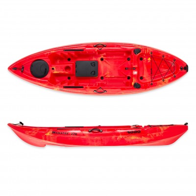 SCK Manatee 270 μονοθέσιο SOT καγιάκ |  Κόκκινο-Κίτρινο (surf0201-27054)