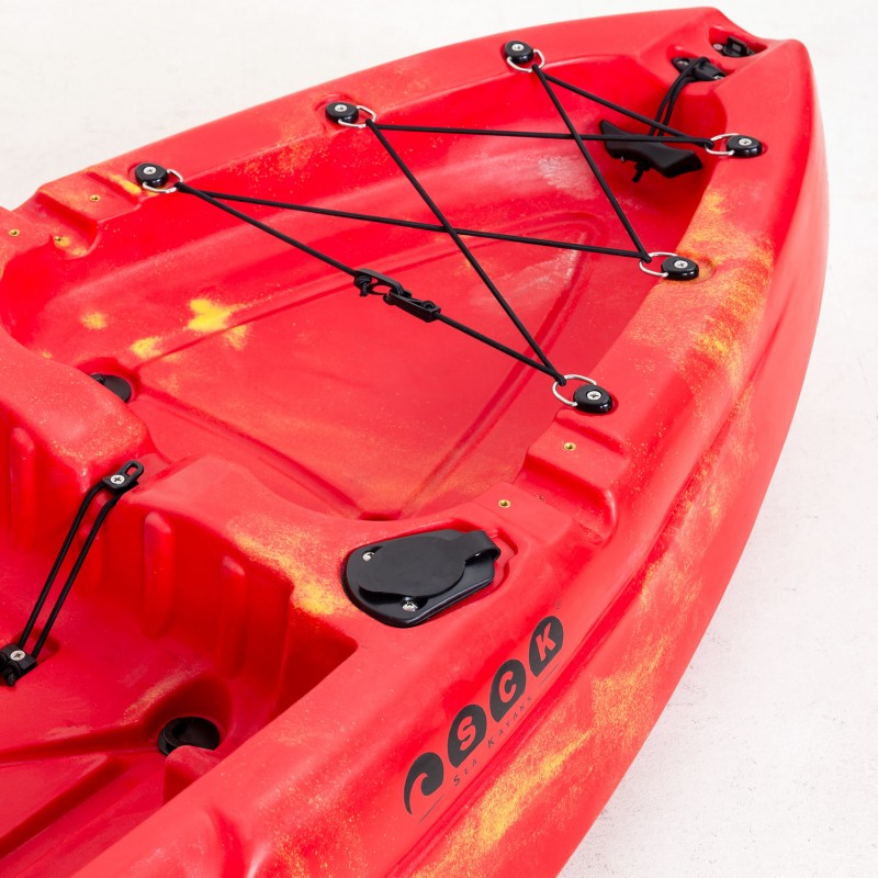 SCK Manatee 270 μονοθέσιο SOT καγιάκ |  Κόκκινο-Κίτρινο (surf0201-27054)