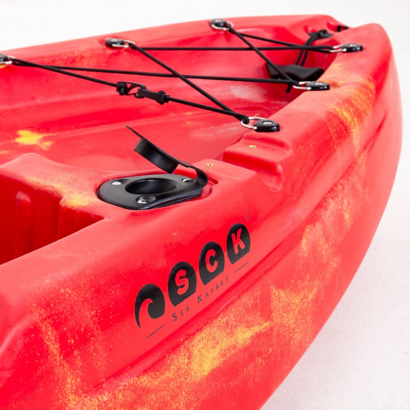SCK Manatee 270 μονοθέσιο SOT καγιάκ |  Κόκκινο-Κίτρινο (surf0201-27054)