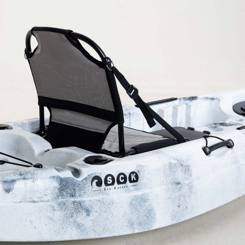 SCK Manatee 270 μονοθέσιο SOT καγιάκ |  Άσπρο-Μαύρο (surf0201-27087)