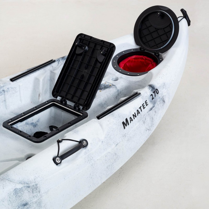 SCK Manatee 270 μονοθέσιο SOT καγιάκ |  Άσπρο-Μαύρο (surf0201-27087)