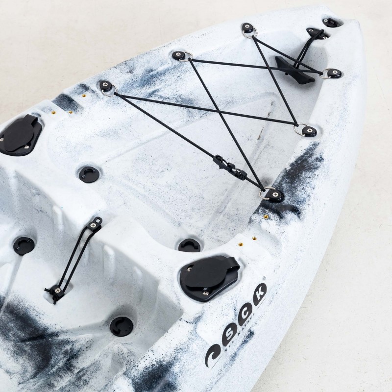 SCK Manatee 270 μονοθέσιο SOT καγιάκ |  Άσπρο-Μαύρο (surf0201-27087)