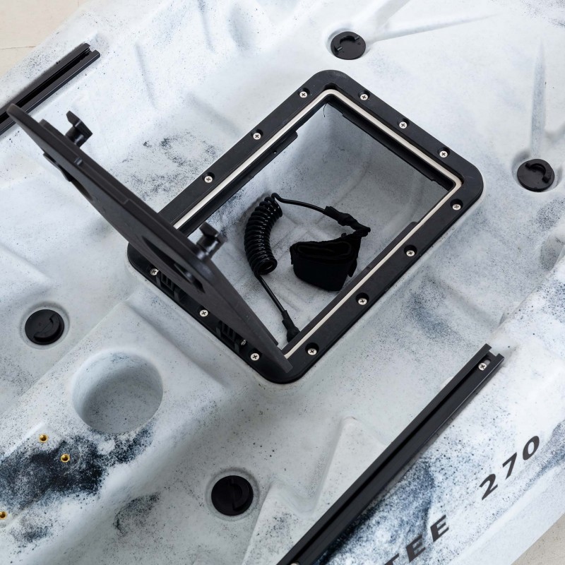 SCK Manatee 270 μονοθέσιο SOT καγιάκ |  Άσπρο-Μαύρο (surf0201-27087)