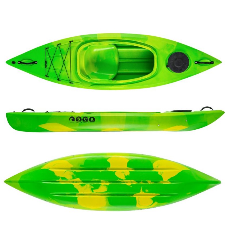 Picco 280 Μονοθέσιο sit-in καγιάκ SCK κίτρινο- πράσινο (surf2669)
