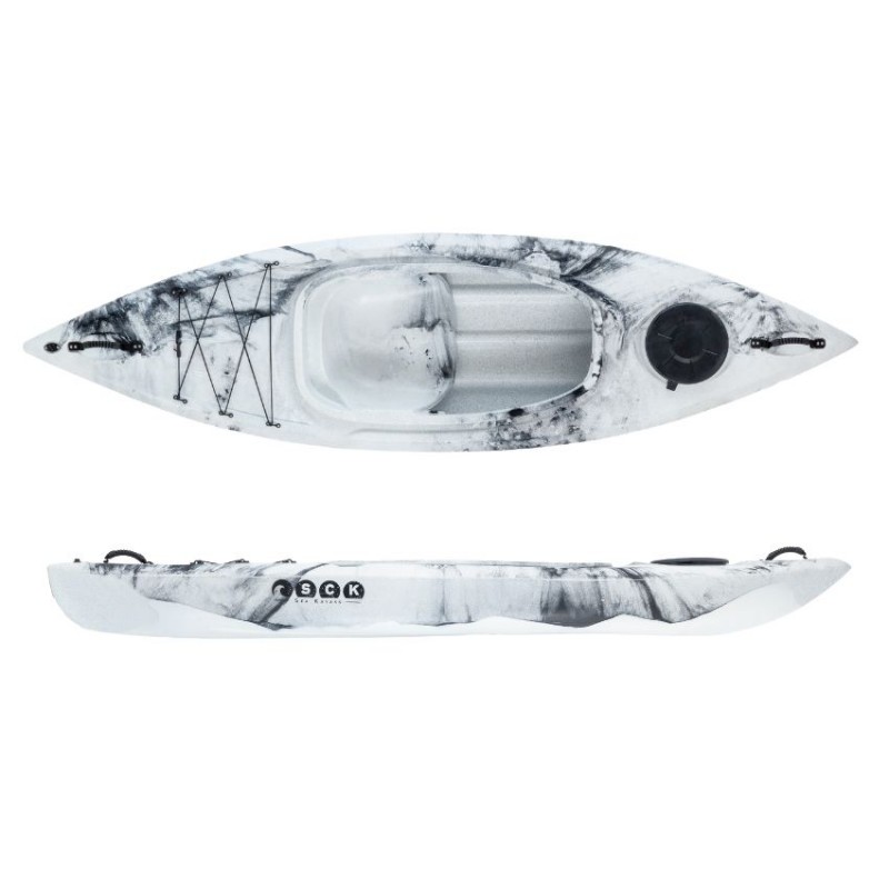 Picco 280 Μονοθέσιο sit-in καγιάκ SCK άσπρο- μαύρο (surf2667)