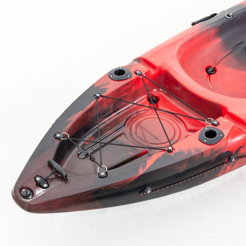 Conger 295 μονοθέσιο καγιάκ για ψάρεμα SCK κόκκινο-μαύρο (surf2682)