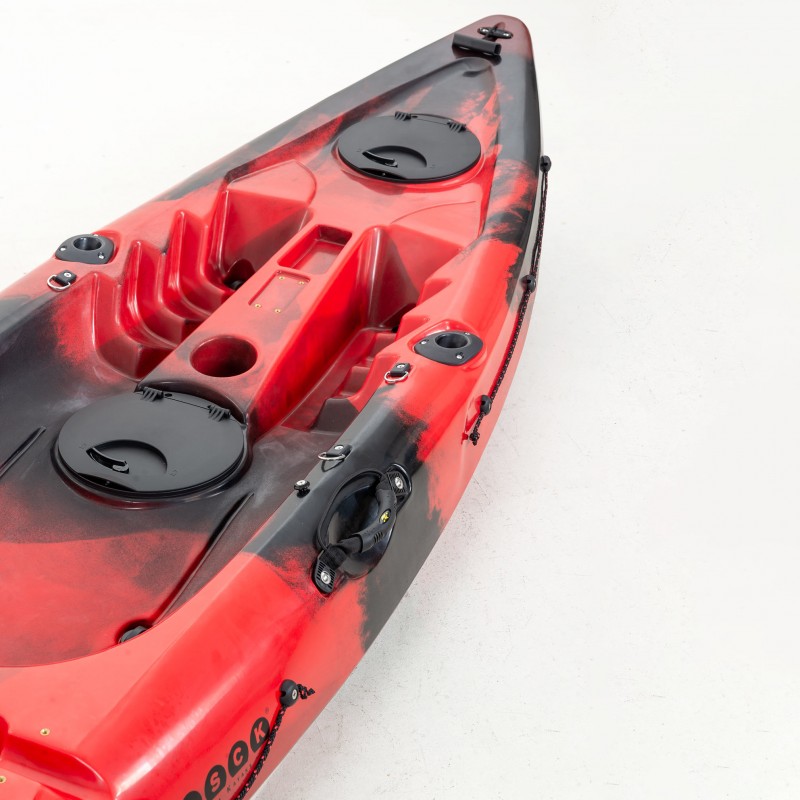 Conger 295 μονοθέσιο καγιάκ για ψάρεμα SCK κόκκινο-μαύρο (surf2682)