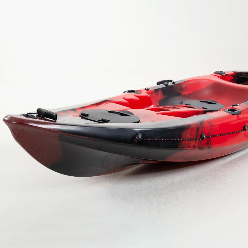 Conger 295 μονοθέσιο καγιάκ για ψάρεμα SCK κόκκινο-μαύρο (surf2682)