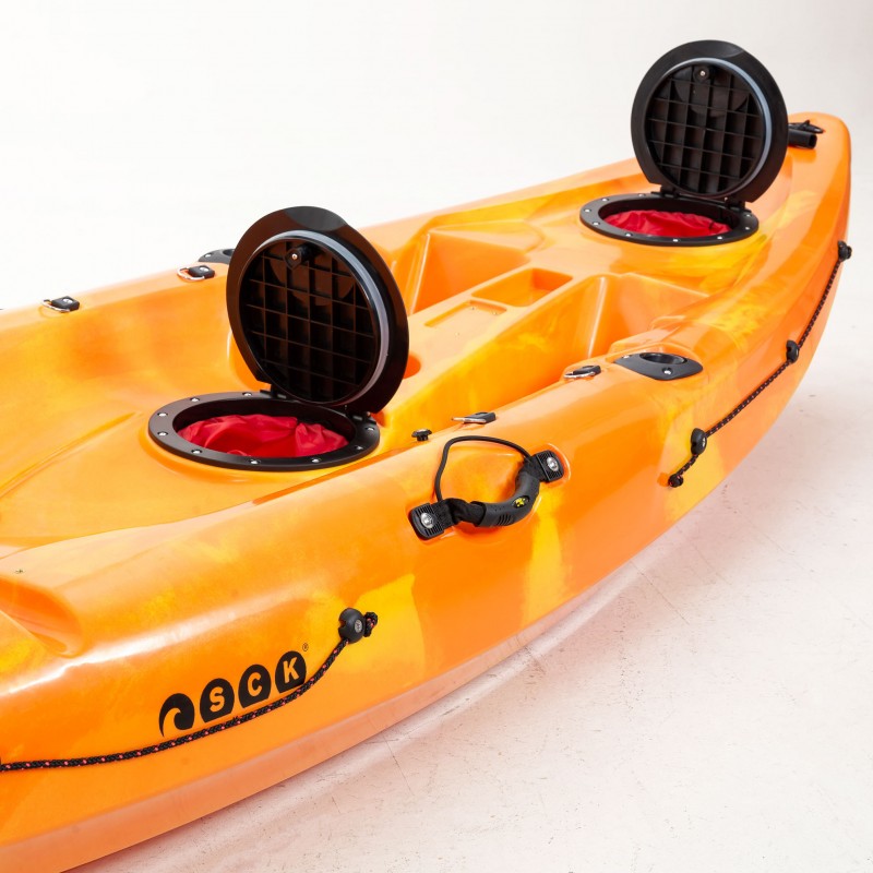 Conger 295 μονοθέσιο καγιάκ για ψάρεμα SCK κίτρινο-πορτοκαλί (surf2684)