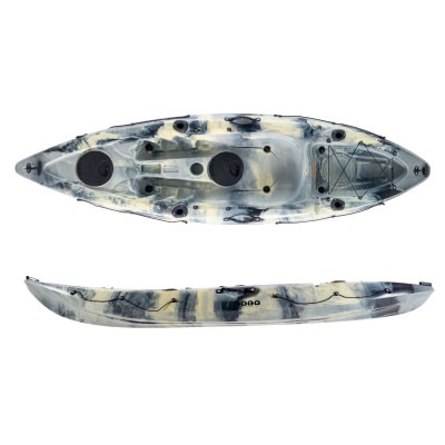 Conger 295 μονοθέσιο καγιάκ για ψάρεμα SCK γκρί-άμμος-μαύρο (surf2706)
