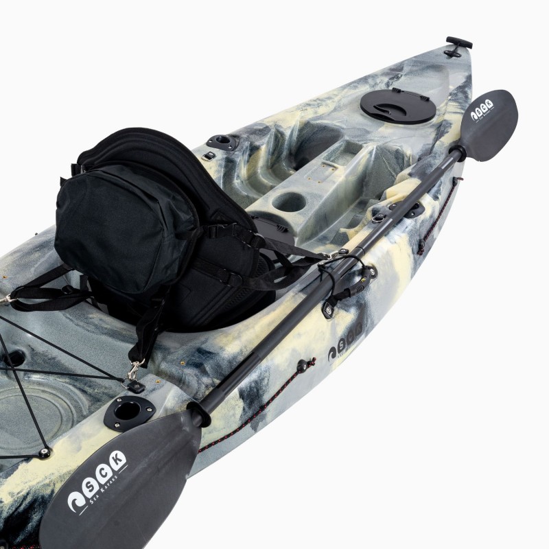 Conger 295 μονοθέσιο καγιάκ για ψάρεμα SCK γκρί-άμμος-μαύρο (surf2706)