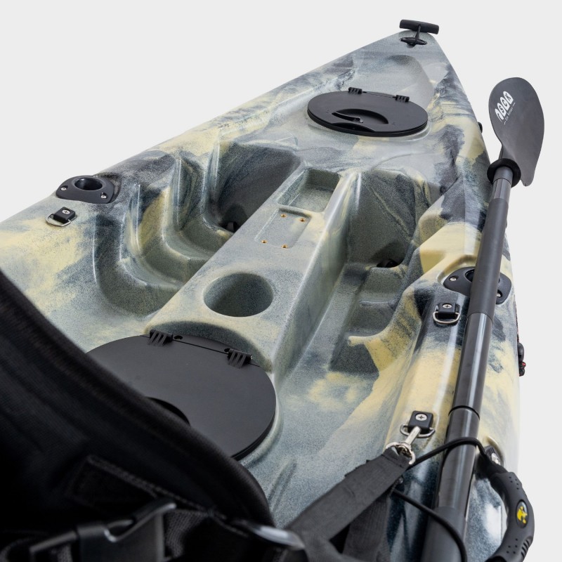 Conger 295 μονοθέσιο καγιάκ για ψάρεμα SCK γκρί-άμμος-μαύρο (surf2706)