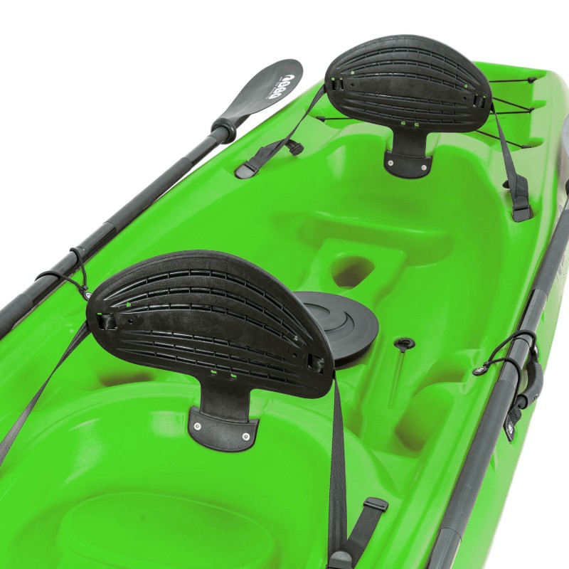 Barka διθέσιο καγιάκ με ενσωματωμένες πλάτες - πράσινο (surf2677)