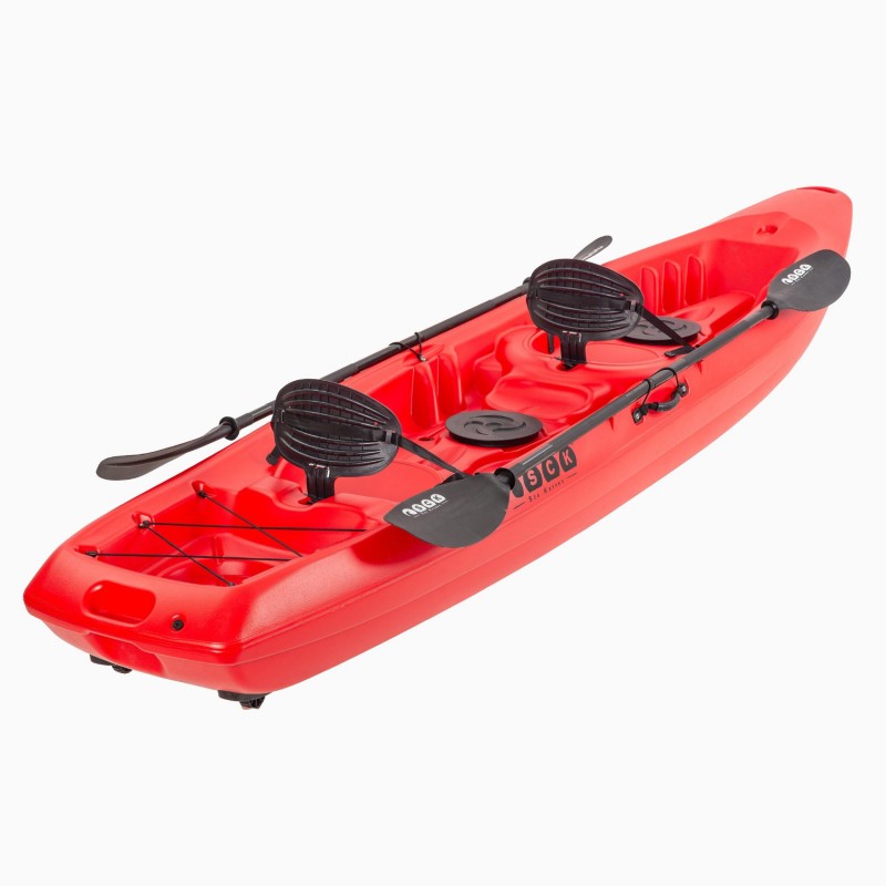 Barka διθέσιο καγιάκ με ενσωματωμένες πλάτες - Κόκκινο (surf2680)