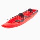 Barka διθέσιο καγιάκ με ενσωματωμένες πλάτες - Κόκκινο (surf2680)