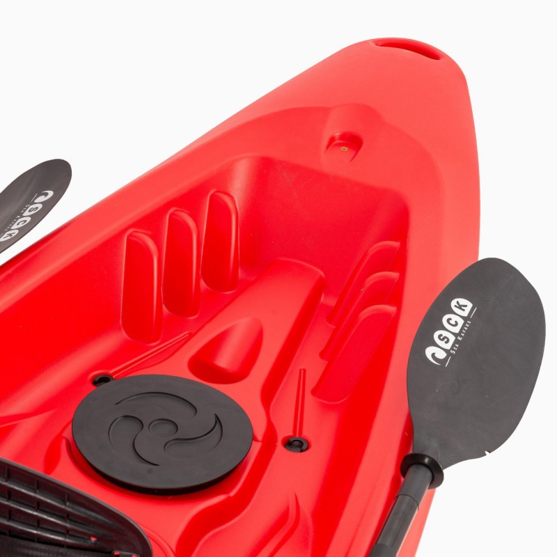 Barka διθέσιο καγιάκ με ενσωματωμένες πλάτες - Κόκκινο (surf2680)