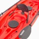 Barka διθέσιο καγιάκ με ενσωματωμένες πλάτες - Κόκκινο (surf2680)