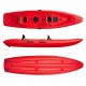 Barka διθέσιο καγιάκ με ενσωματωμένες πλάτες - Κόκκινο (surf2680)