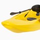 Barka διθέσιο καγιάκ με ενσωματωμένες πλάτες - κίτρινο (surf2679)
