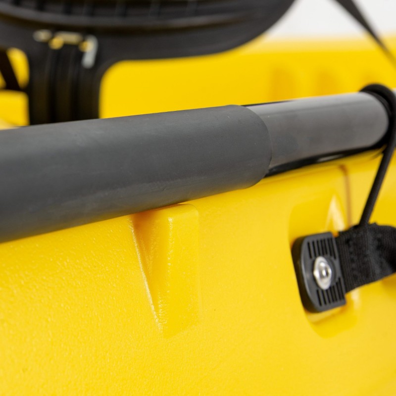 Barka διθέσιο καγιάκ με ενσωματωμένες πλάτες - κίτρινο (surf2679)