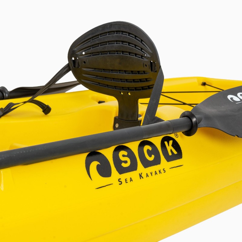 Barka διθέσιο καγιάκ με ενσωματωμένες πλάτες - κίτρινο (surf2679)