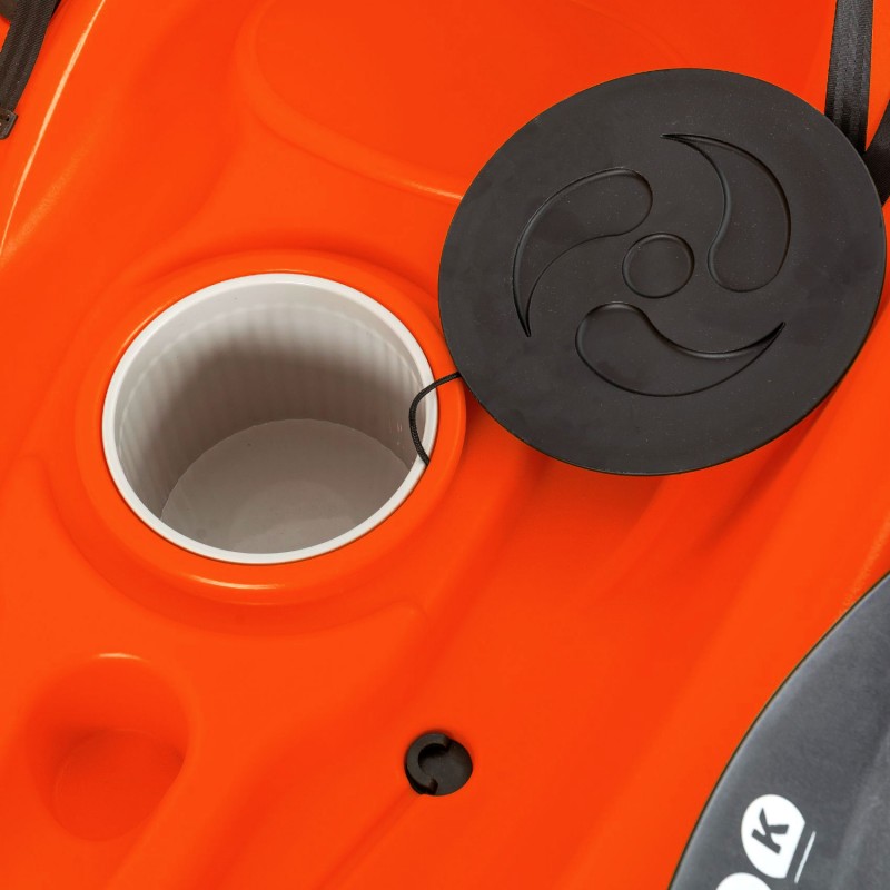 Barka Διθέσιο καγιάκ με ενσωματωμένες πλάτες - πορτοκαλί (surf2678)