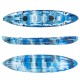 SCK Nereus HD Θαλάσσιο καγιάκ 3 θέσεων - Μπλε/ Άσπρο Camo (surf2907)