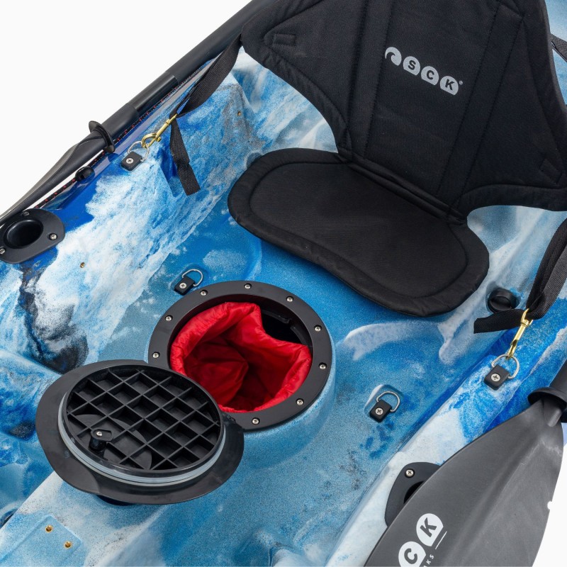 SCK Nereus HD Θαλάσσιο καγιάκ 3 θέσεων - Μπλε/ Άσπρο Camo (surf2907)